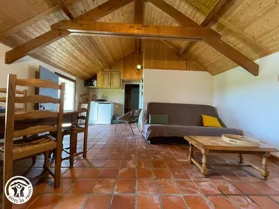 Cuisine ou kitchenette dans l'établissement Charmante chaumière traditionnelle dans le Marais breton - FR-1-426-584