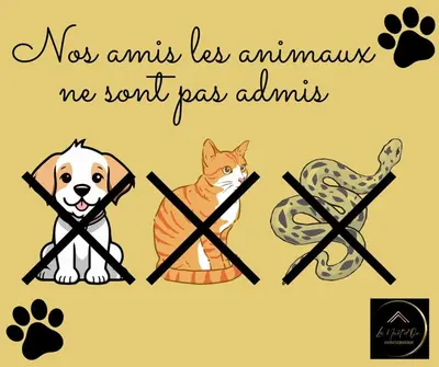 Animal ou animaux domestique(s) séjournant avec des clients dans l'établissement La Sérénade des Mauges Charme Nature Détente