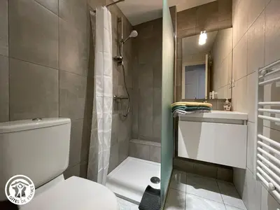 Salle de bains dans l'établissement Chambres d'hôtes Le Cerisier