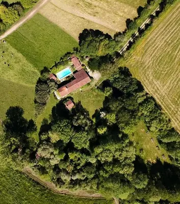 Paysage naturel près de la maison de vacances