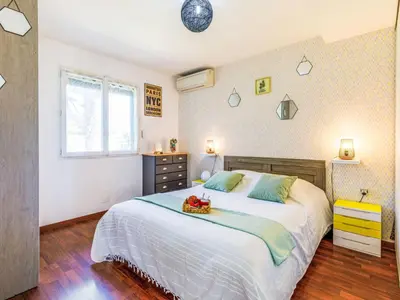 Un ou plusieurs lits dans un hébergement de l'établissement Holiday Home Villa Sunset by Interhome