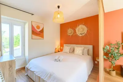 Un ou plusieurs lits dans un hébergement de l'établissement La suite Bohème Marrakech