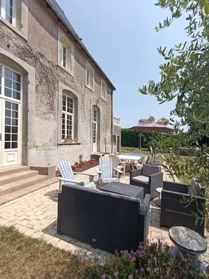 Jardin de l'établissement Le Prieuré des Anges
