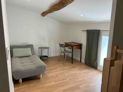 Un ou plusieurs lits dans un hébergement de l'établissement Maison pleine de charme entre terre et mer