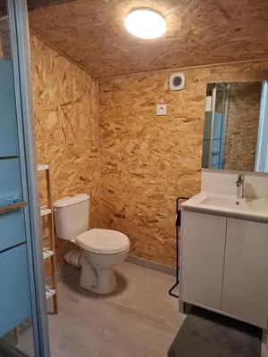 Salle de bains dans l'établissement Chez Marie
