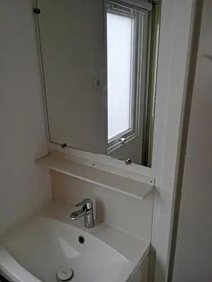 Salle de bains dans l'établissement Mobilhome L'abri Côtier