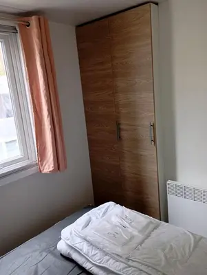 Un ou plusieurs lits dans un hébergement de l'établissement Mobilhome L'abri Côtier