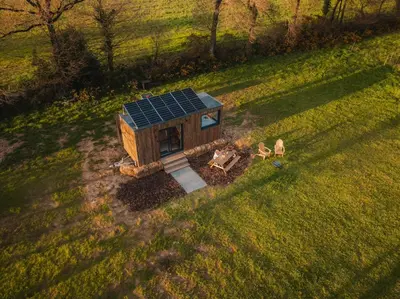 Plan de l'établissement Parcel Tiny House Carré d'Ach, campagne près de Rennes