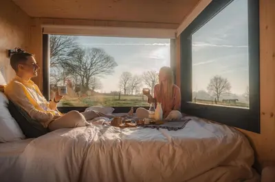 Plan de l'établissement Parcel Tiny House Carré d'Ach, campagne près de Rennes