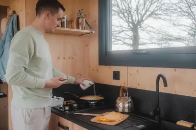 Plan de l'établissement Parcel Tiny House Carré d'Ach, campagne près de Rennes