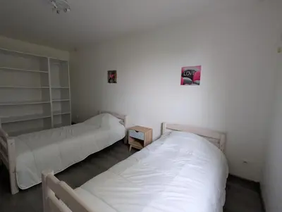 Un ou plusieurs lits dans un hébergement de l'établissement Maison proche Noirmoutier
