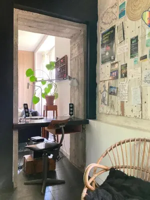 Coin salon dans l'établissement Domaine de la Beurrerie, 25