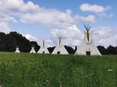 Plan de l'établissement Tipis Mohair de l'Erdre