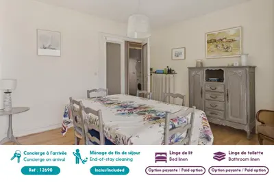 Plan de l'établissement Vue mer - Appart pour 4 - Grand balcon