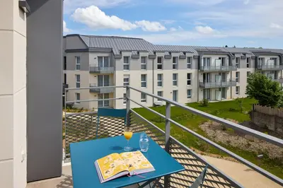 Balcon ou terrasse dans l'établissement Quality Aparthotel Cholet