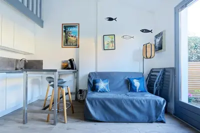 Plan de l'établissement Maisonnette des Poissons, à 50 m de la mer