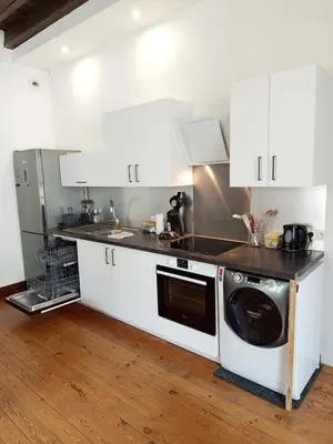 Cuisine ou kitchenette dans l'établissement Centralis, 3 Chambres - Parking inclus