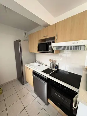 Cuisine ou kitchenette dans l'établissement Résidence Villa Médicis - PORNICHET Appartement proche plage MAE-1023
