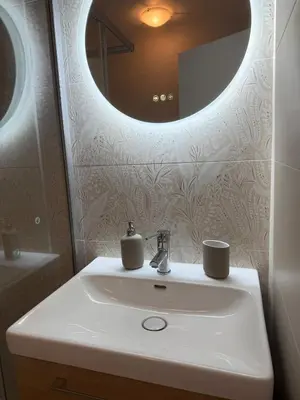 Salle de bains dans l'établissement La parenthèse - 50 m de la plage