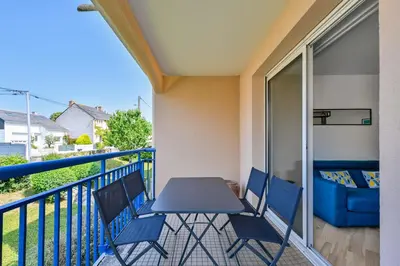 Balcon ou terrasse dans l'établissement Le Delezir - Wifi - Balcon - Plage