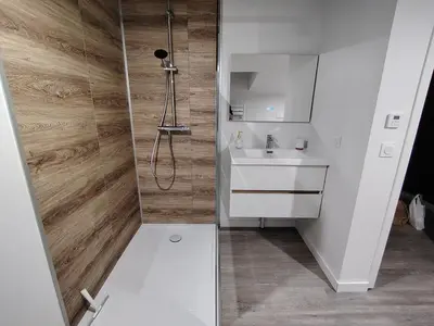 Salle de bains dans l'établissement La Maison de Pandora