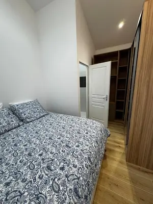 Un ou plusieurs lits dans un hébergement de l'établissement Maison pilotis 12 pers 50m mer
