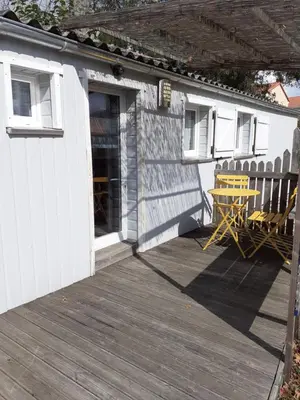 Balcon ou terrasse dans l'établissement Studio à Vertou aux portes de Nantes