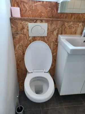 Salle de bains dans l'établissement Studio à Vertou aux portes de Nantes