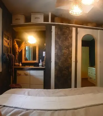 Un ou plusieurs lits dans un hébergement de l'établissement Maison au calme en bord de mer