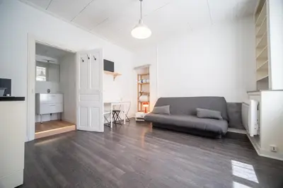 Cuisine ou kitchenette dans l'établissement Studio lumineux et fonctionnel Nantes
