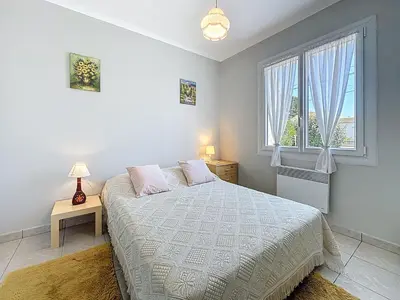 Un ou plusieurs lits dans un hébergement de l'établissement Holiday Home Ryff by Interhome