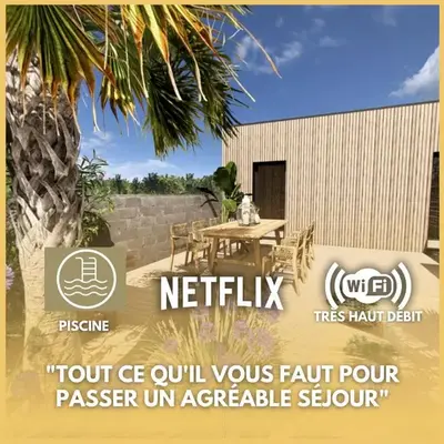 Plages - Piscine - Barbecue - Logement de Vacances en Vendée