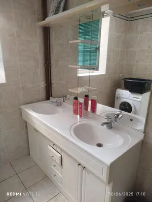 Salle de bains dans l'établissement La loutre - 8 personnes