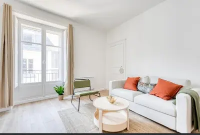 Coin salon dans l'établissement appartement cœur de Nantes
