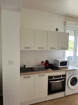 Cuisine ou kitchenette dans l'établissement T2 St Marc sur mer - proche plage - 4 couchages
