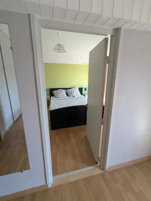 Un ou plusieurs lits dans un hébergement de l'établissement Chambres à La Flocellière, à 15min du PuyduFou