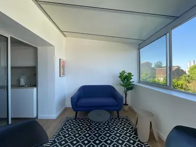 Coin salon dans l'établissement Maison 3 chambres 4 minutes du Puy