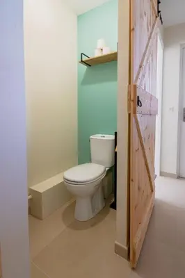 Salle de bains dans l'établissement Nuage De Lin - Charme naturel, proche gare