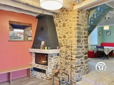 Coin salon dans l'établissement Gite des Mazures