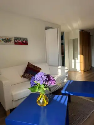 Coin salon dans l'établissement La casa d'Iza