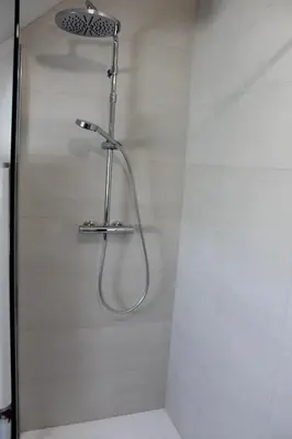 Salle de bains dans l'établissement Le logis d'Emerance