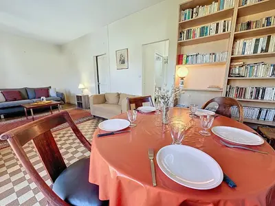 Coin salon dans l'établissement Holiday Home Les Ajoncs by Interhome