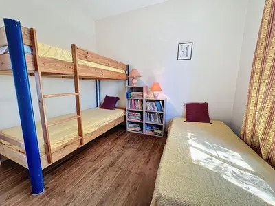 Un ou plusieurs lits dans un hébergement de l'établissement Holiday Home Les Ajoncs by Interhome
