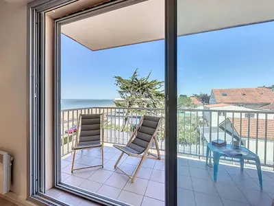 Balcon ou terrasse dans l'établissement Studio Atlantide-1 by Interhome