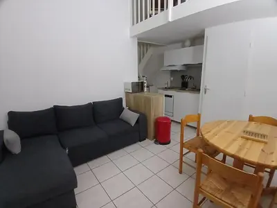 Cuisine ou kitchenette dans l'établissement Location maison proche golf