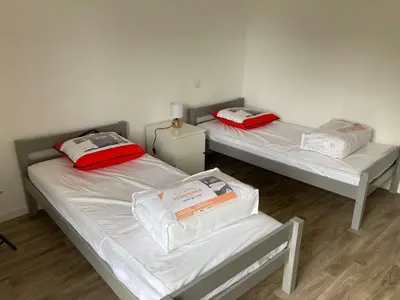 Un ou plusieurs lits dans un hébergement de l'établissement La Valentine de St Jean de Monts