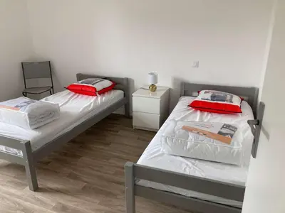 Un ou plusieurs lits dans un hébergement de l'établissement La Valentine de St Jean de Monts