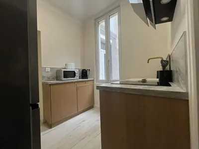 Cuisine ou kitchenette dans l'établissement Appartement 2 personnes - Angers