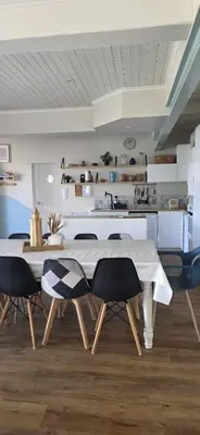Cuisine ou kitchenette dans l'établissement La tribu des petits mouss' - 14 pers max