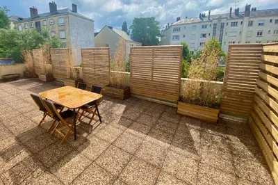 Plan de l'établissement Spacious 2 room Luxury renovated Terrace Garage-Madeleine